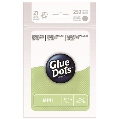 Mini Glue Dot On A Sheet 252/pcs