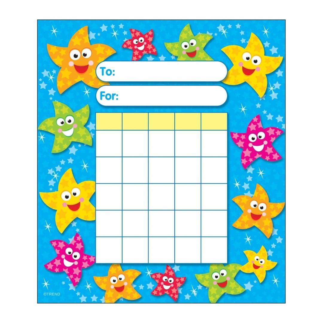 Dancing Stars Incentive Pad 5 1/4" x 6" 1/pk (Discontinued)