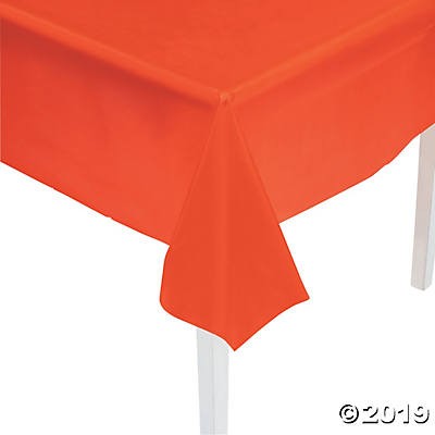 Plastic Tablecloths 54X108" (Gold)