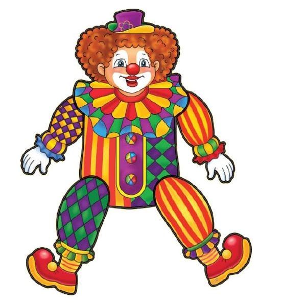 Jumbo Dancing Clown 35" Cutout (Discontinued)