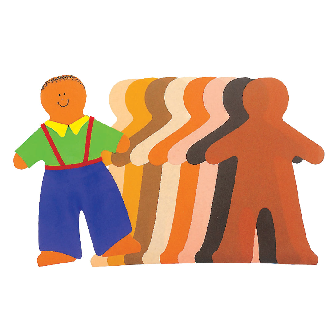 Paper Doll Pad (8" x 10", 8 skintones) 40 sheets