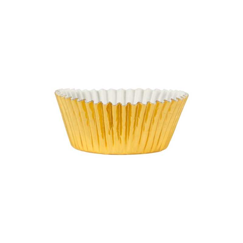 Gold Foil Baking Cups 72/pk