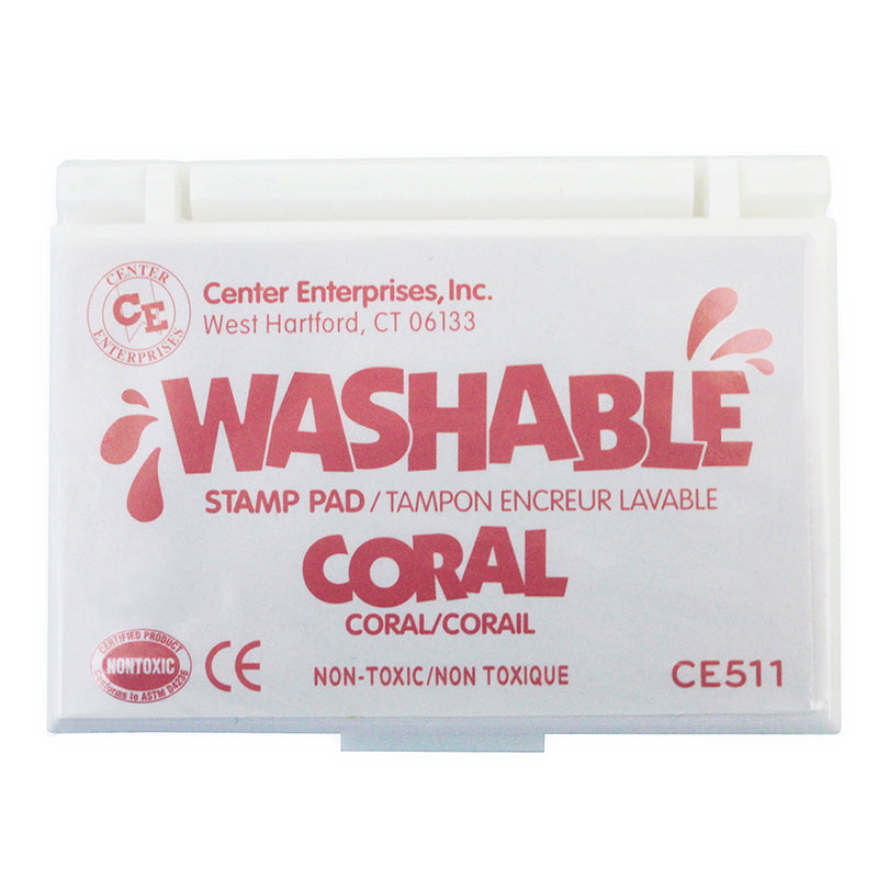 Coral Washable Stamp Pad