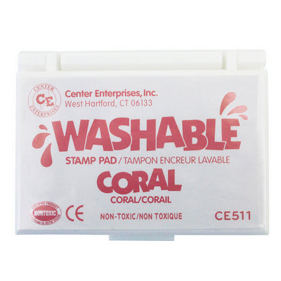 Coral Washable Stamp Pad