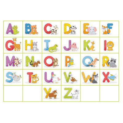 abc grid poster 24 x 18.