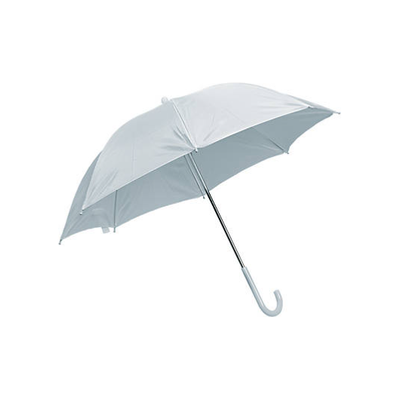 28" DIY Paintable White Nylon Umbrellas with Plastic Safety Knobs 6/pk