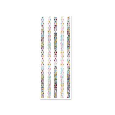 Adhesive Rhinestone Medley 5 Strips (Closeout)