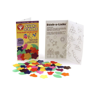 Stick-A-Licks Flowers & Leaves (1" 2000/pk)