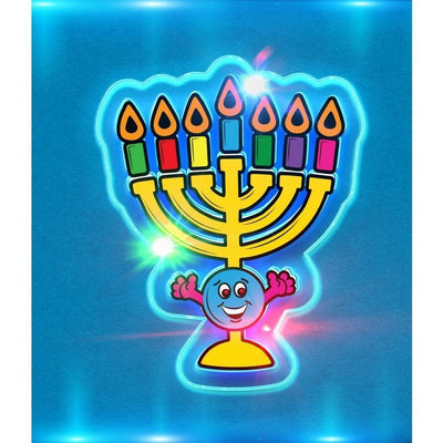 Menorah LED Window Gel
