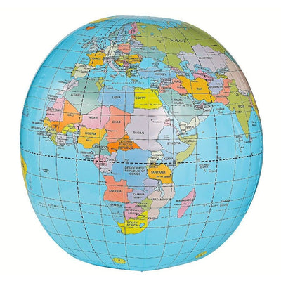 Giant Inflatable Globe 33" 1/pc