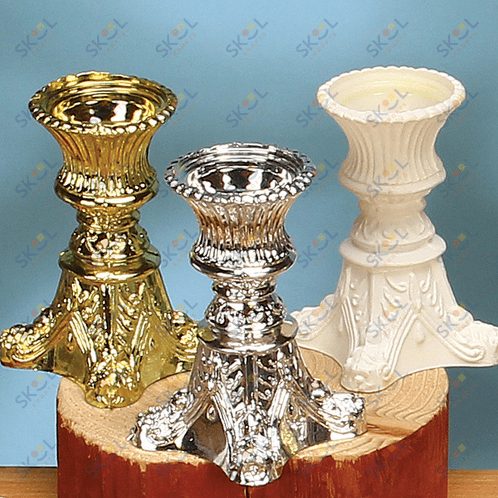 2.75" Silver Candle Stick 12/pk