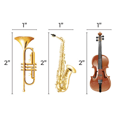 Music Instruments 2" 20/sets