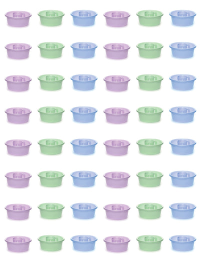 Negal Vaser Stickers Round 19mm Color Print 10/pk