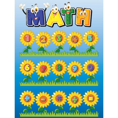 Math sunflower 18 x 24