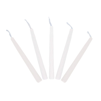 White chanukah candles 44pk