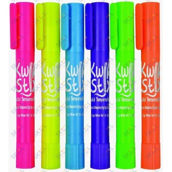 Thinstix Tempera Paint - 6 Thin Neon Colors