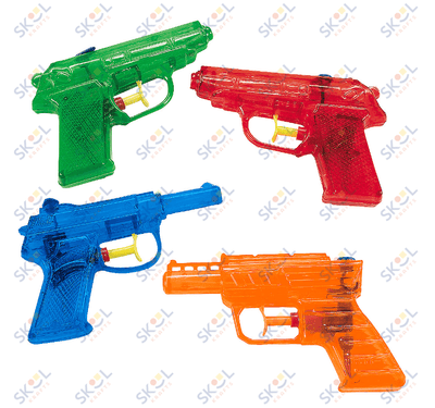 Squirts Guns 6/pk 4"