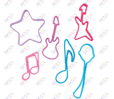 Super-Sized Glitter Musical Silly Bands 36/pk