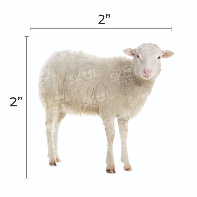 Sheep Cutout 2" 20/pk