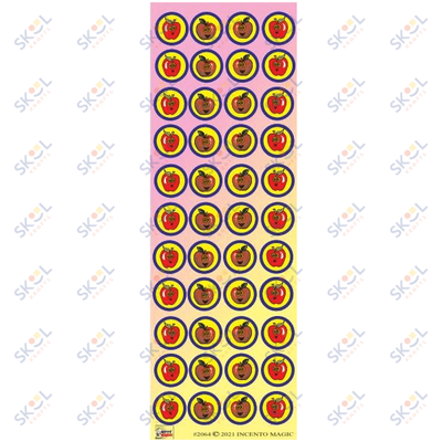 Apple Dots Stickers 1/2"  (6 Sheets)