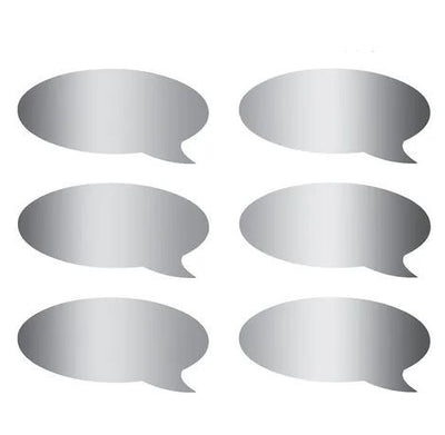 Word Bubbles Scratch Off Stickers 2 1/2" X 1" 180/pk
