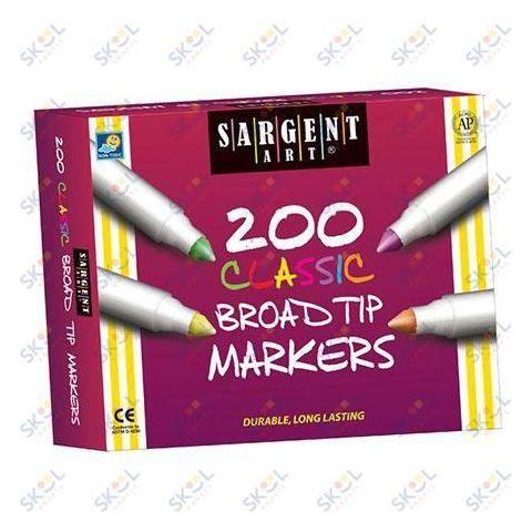 Sargent Art Classpack Markers Broad Line 200/Pk