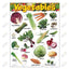 Vegetables Learning Chart 17" x 22" 1/pk