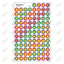 Silly Star Stickers 7/16" 800/pk