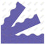 Solid Color Scalloped Borders (Purple)