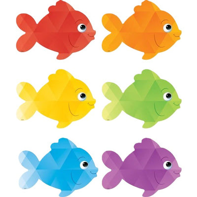 Colorful Fish Accents 6" 30/pk