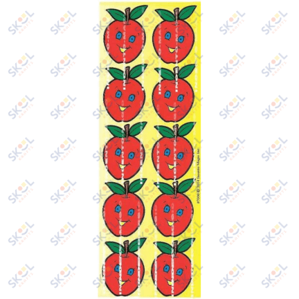 Large Smile Apples Stickers