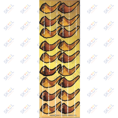 Stickers Shofar 1 1/2" (25 Sheets)