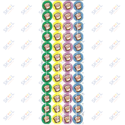 Stickers Birchas Hamazon 1/2"