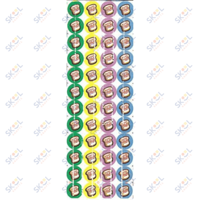 Stickers Birchas Hamazon 1/2"