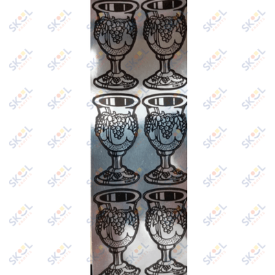 Silver Bechers Stickers 8 On A Sheet (6 Sheets)
