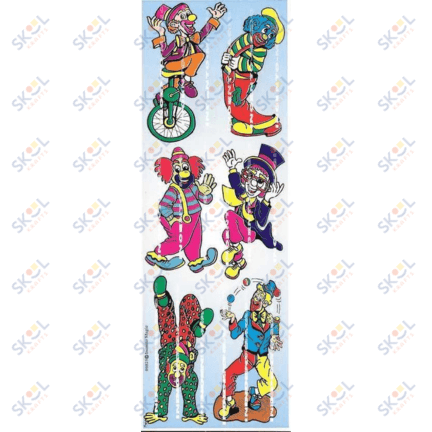 Clown Die Cut Sticker