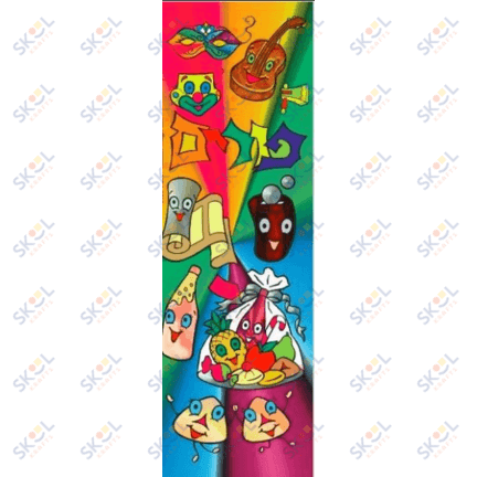 Purim Die cut Assorted Stickers (6 Sheets)