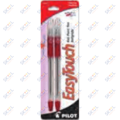 Easytouch Red Pen Medium Point 2/Pk