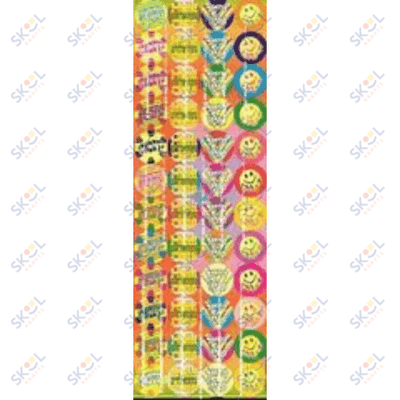 Yiddish Jumbo Dot Stickers (6 Sheets)