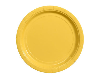 Paper Plates 8/pk. 9" (Yellow)