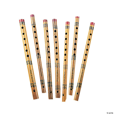 Bamboo Flutes 13 1/2" - 12 pc