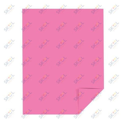 Color Cardstock 65lb 8 1/2 x 11 Pulsar Pink, 250 Sheets