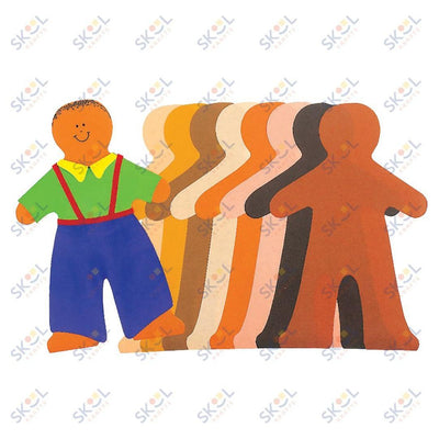 Paper Doll Pad (8" x 10", 8 skintones) 40 sheets