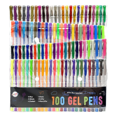 Fine Point Colored Gel Pens 100/pk