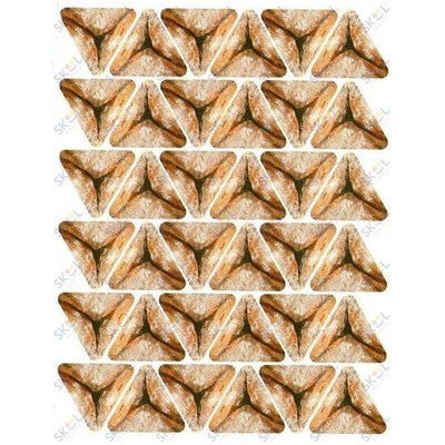 Hamentashen Stickers 1" 10/pk