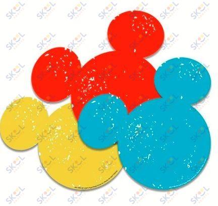 Mickey Mouse Paper Cut out Accents 36/pk