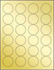 Circle Gold round labels 1 5/8" 24/pg 20/pk