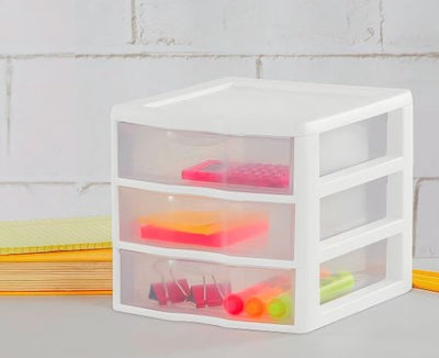 Sterilite 3 Drawer 7"x8" High 7"