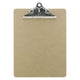 Clipboard Letter Holds 8.5" x 11" Sheets, Brown