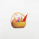 Mishloach Mones Cardstock Cutout 2" 40/pk. W/glitter (Discontinued)